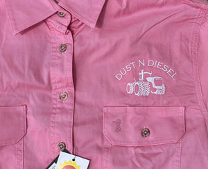 Women's Pink Work Shirt